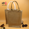 Custom size printing cheap jute bag wholesale